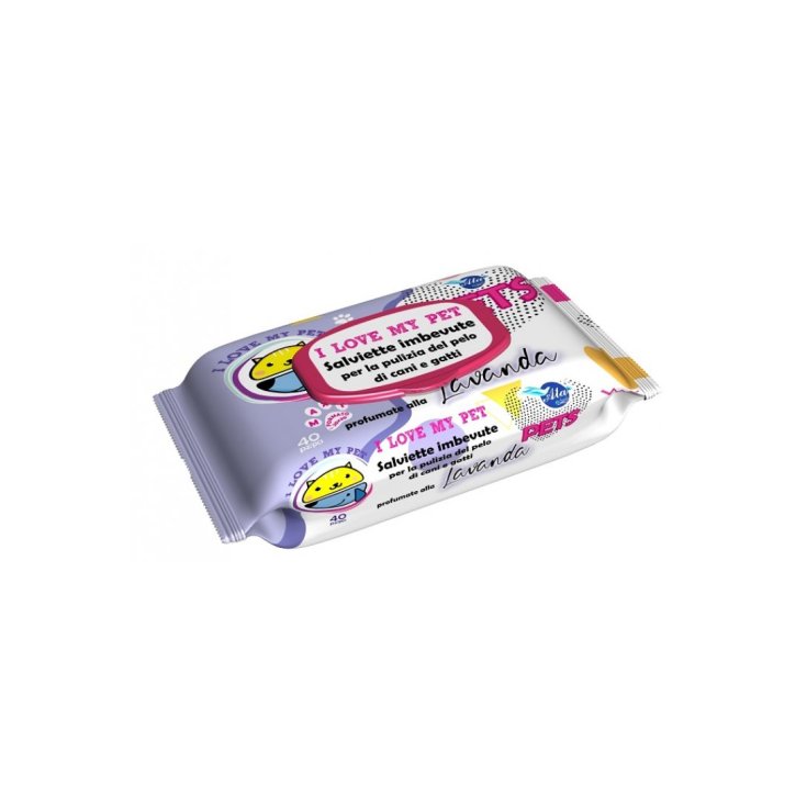 A+CURE&reg; PET SALVIETTE LAVANDA 40 Pezzi