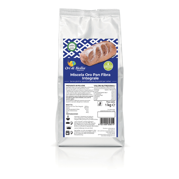 Miscela Oro Pan Fibra Integrale&nbsp;Ori di Sicilia&nbsp;1Kg