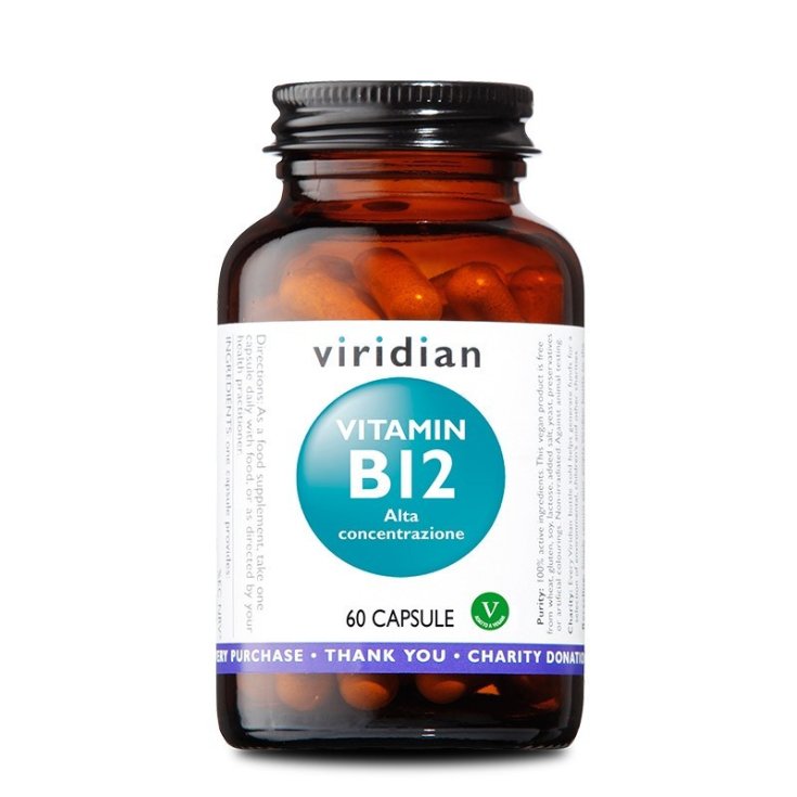 Vitamin B12 Alta Concentrazione Viridian 60 Capsule Vitamin B12 Alta Concentrazione Viridian 60 Capsule