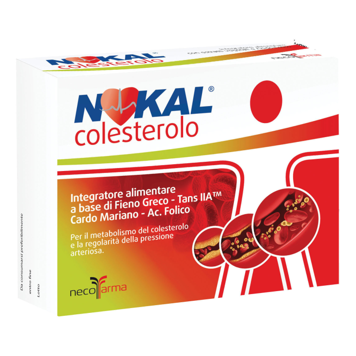 NOKAL COLESTEROLO NECOFARMA 30 Compresse NOKAL COLESTEROLO NECOFARMA 30 Compresse