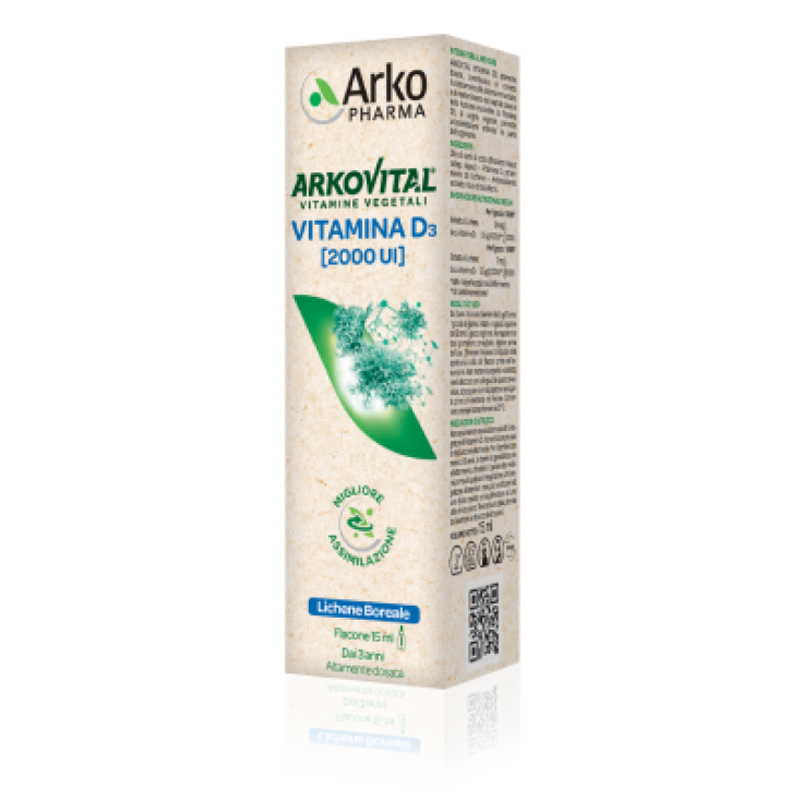 Arkovital&reg; Vitamina D3 Arkopharma 15ml