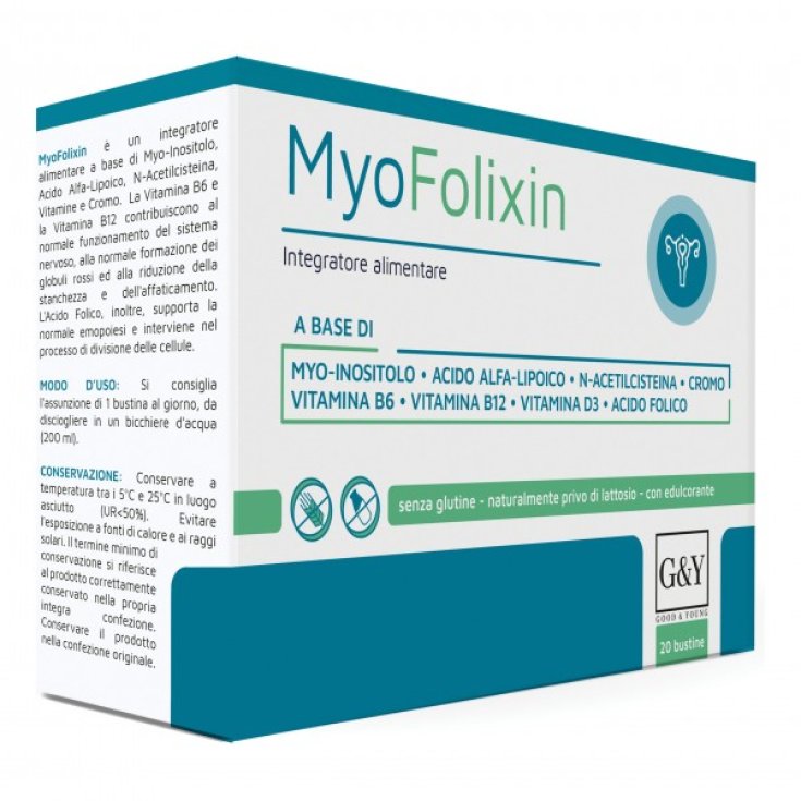 MYOFOLIXIN G&Y 20 Bustine MYOFOLIXIN G&Y 20 Bustine