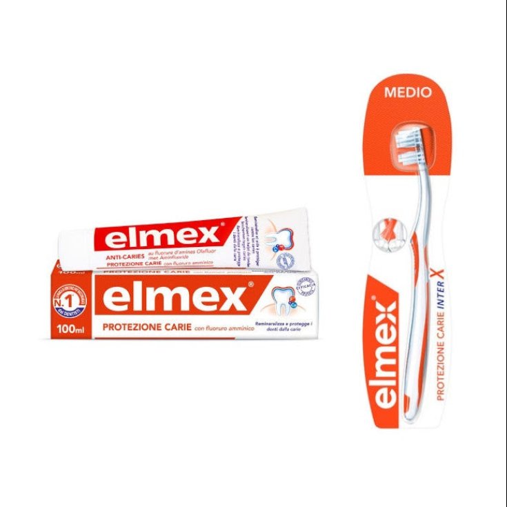 Protezione Carie Dentifricio+Spazzolino Elmex 100ml + 1 Pezzo
