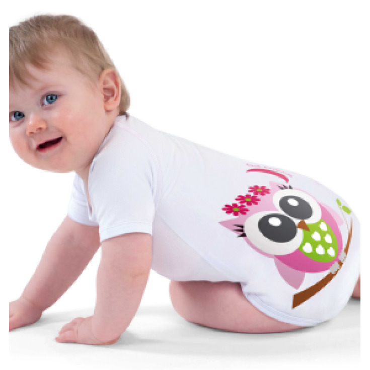 Body 0-36M Cotone Bio 4S Gufo Rosa JBimbi&reg; 1 Pezzo