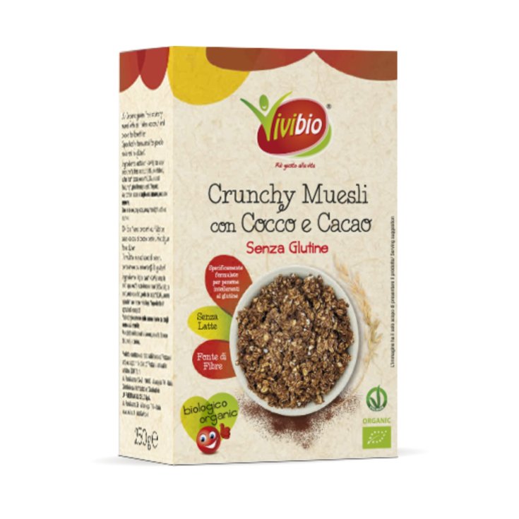 Crunchy Muesli Avena Cocco E Cacao Vivibio 250g