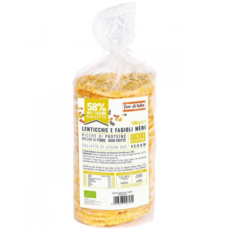 Gallette Mais Lenticchie E Fagioli Neri Fior Di Loto 100g