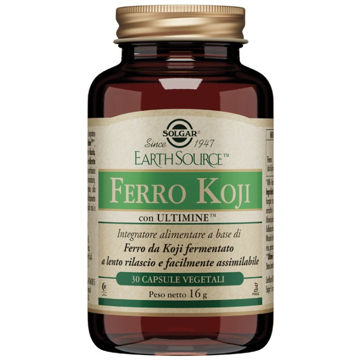 Earth Source Ferro Koji Solgar 30 Capsule Vegetali