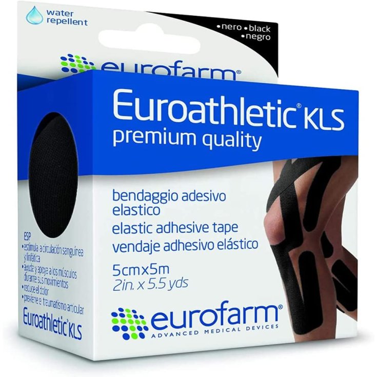 Euroathletic KLS Nero 5cm x 5m Eurofarm