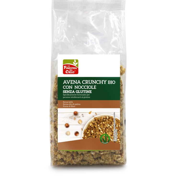 Crunchy Senza Glutine Avena E Nocciole Bio La Finestra Sul Cielo 250g