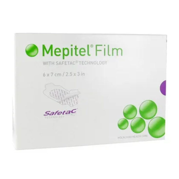 Mepitel&nbsp;Film Safetac 6x7cm 10 Medicazioni