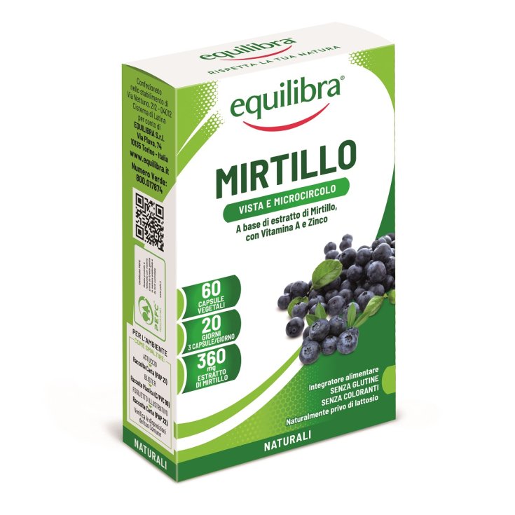 Mirtillo Equilibra&reg; 60 Capsule Vegetali