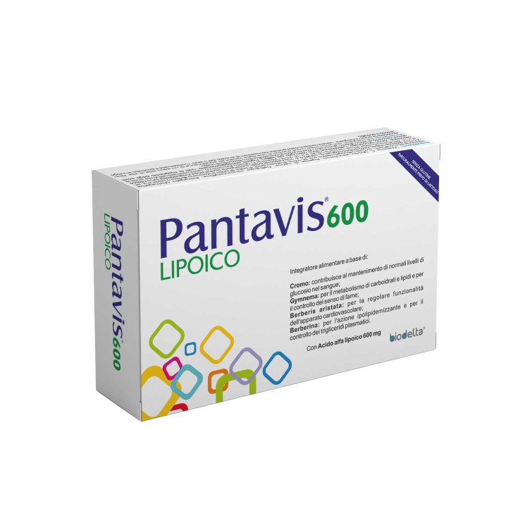 Pantavis 600 LIPOICO biodelta 30 Compresse Pantavis 600 LIPOICO biodelta 30 Compresse