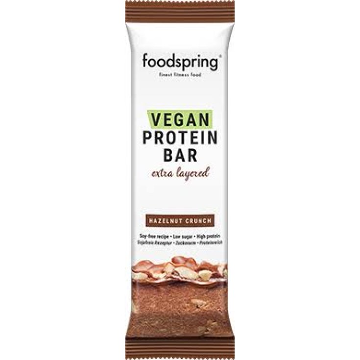 VEGAN PROTEIN BAR foodspring Nocciola 60g
