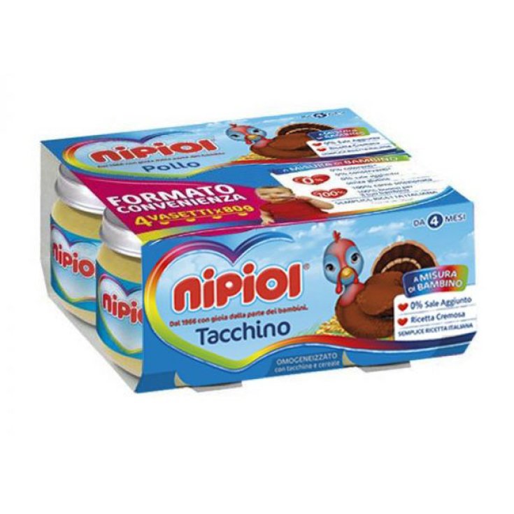 OMOGENEIZZATO TACCHINO NIPIOL&reg; 4X80G