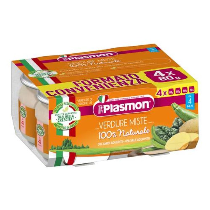 Omogeneizzato Verdure Miste Plasmon&reg; 4x80g