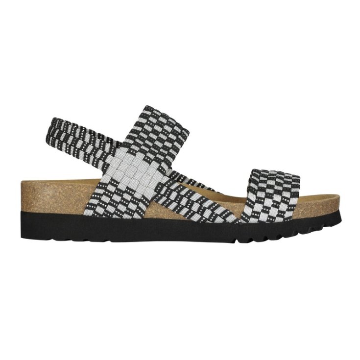 KAORY SANDAL NERO/ARGENTO N35  Dr.Scholl's&reg;