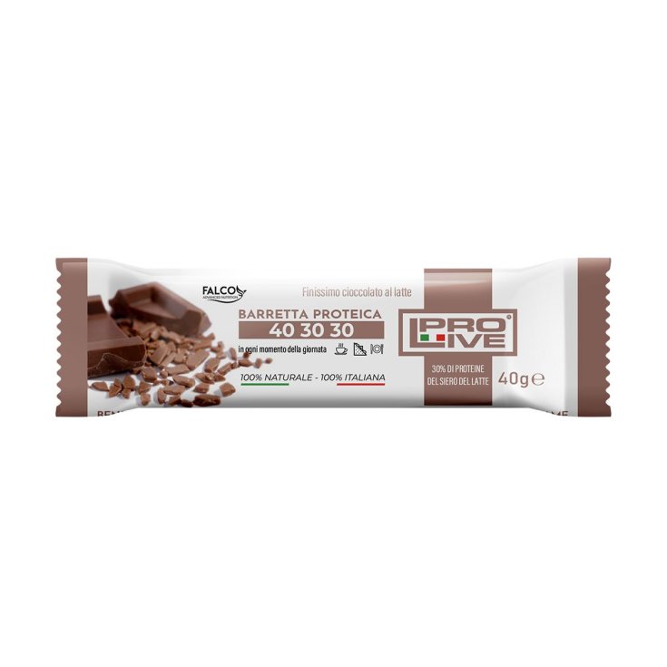 PROLIVE&reg; 40 30 30 BARRETTA CIOCCOLATO AL LATTE 40g