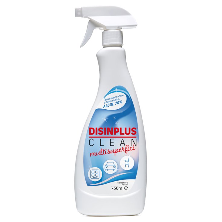 DISINPLUS&reg; CLEAN Multisuperfici Alcol 70% BIOKOSMES 750ml