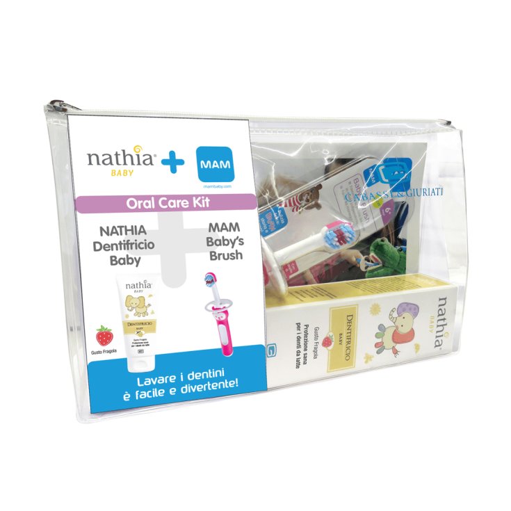 Nathia&reg; + Mam Oral Care Kit Neutro 1+1Pezzi