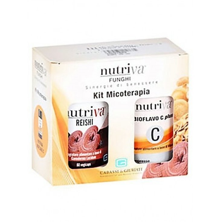 Nutriva&reg; Kit Micoterapia Reishi+Bioflavo C Plus 2x60 Compresse