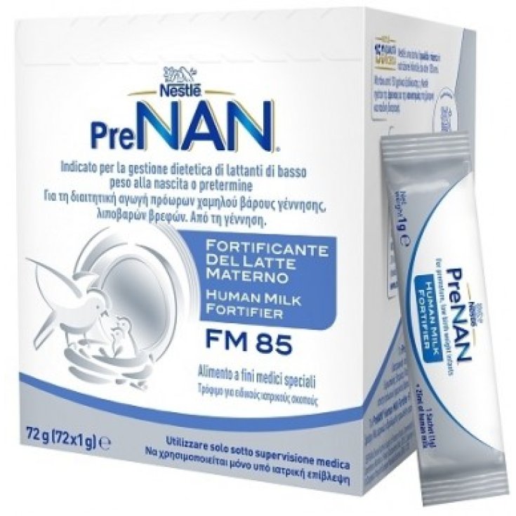 PreNAN FM 85 Nestl&egrave; 72 Bustine Da 1g