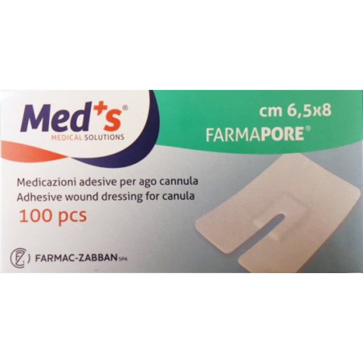 Med'S Farmapore&reg; 8cm x 6,5cm Farmac-Zabban&reg; 100 Pezzi