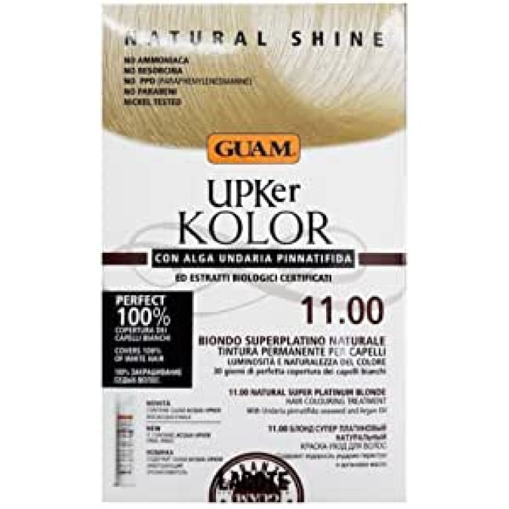 UPKER KOLOR TINTURA 11,0 BIONDO SUPERPLATINO NATURALE GUAM&reg;