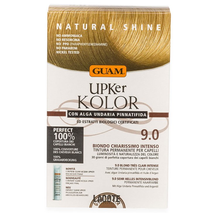 UPKER KOLOR TINTURA 9,0 BIONDO CHIARISSIMO INTENSO GUAM&reg;