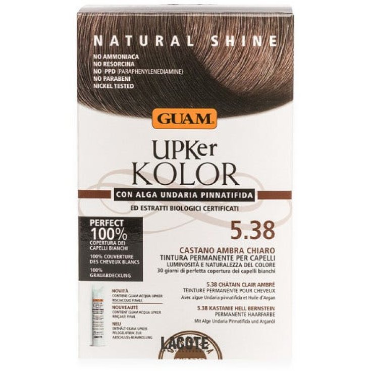 UPKER KOLOR TINTURA 5,38 CASTANO AMBRA CHIARO GUAM&reg;