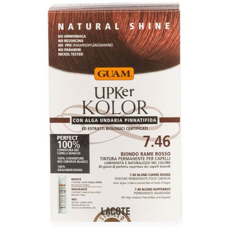 UPKER KOLOR TINTURA 7,46 BIONDO&nbsp;RAME ROSSO GUAM&reg;