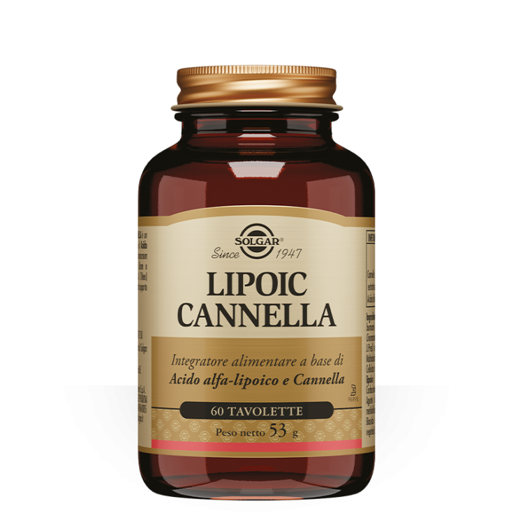 Lipoic Cannella Solgar 60 Tavolette Lipoic Cannella Solgar 60 Tavolette