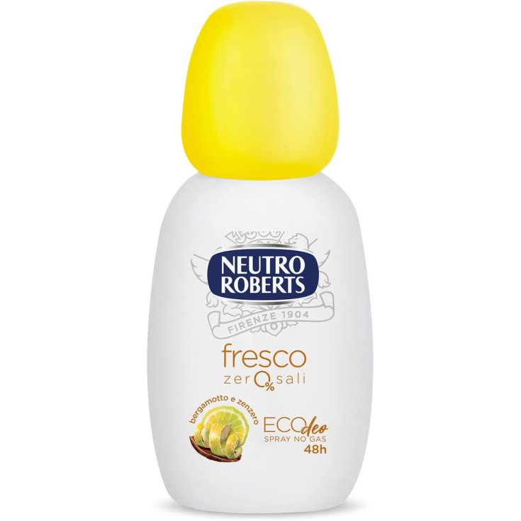 Eco-Deo Fresco ZerO% Sali Bergamotto E Zenzero Neutro Roberts 75ml