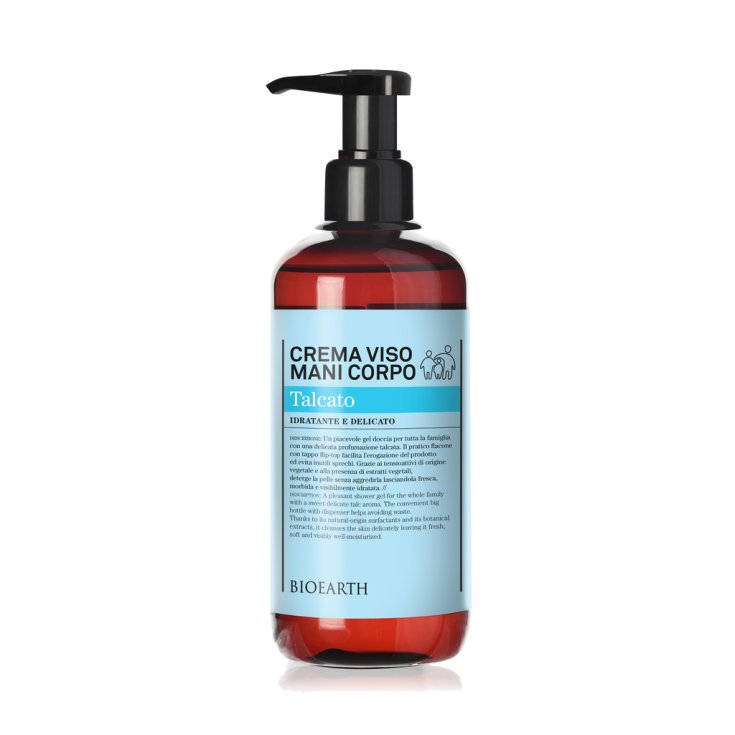 Crema Viso Mani Corpo Talcato BioEarth 500ml