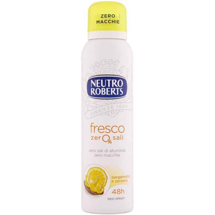 Fresco ZerO% Sali Bergamotto E Zenzero Neutro Roberts 150ml