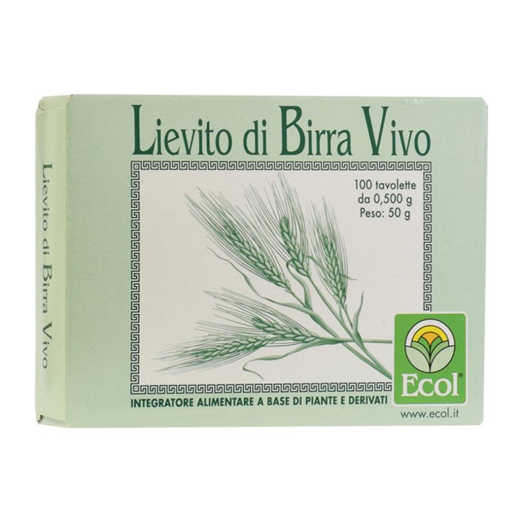 LIEVITO DI BIRRA VIVO ECOL&reg; 100 TAVOLETTE COD750
