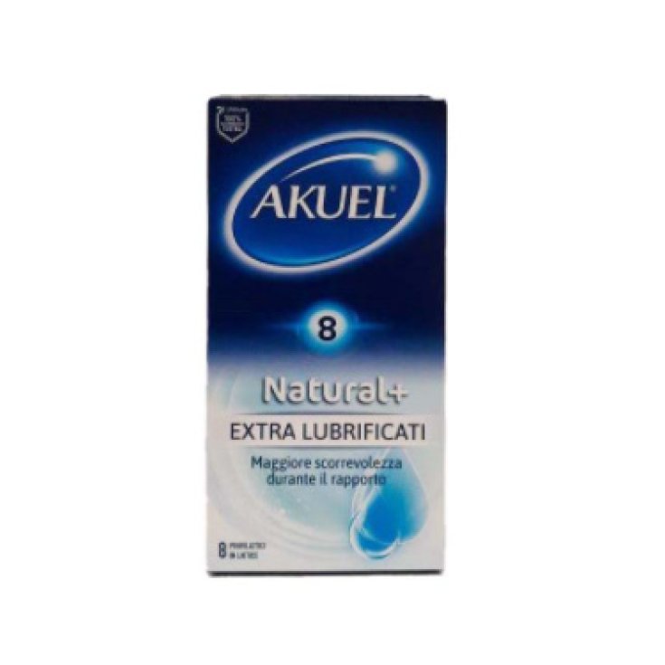 NATURAL+ EXTRA LUBRIFICATI AKUEL&reg; 8 Pezzi
