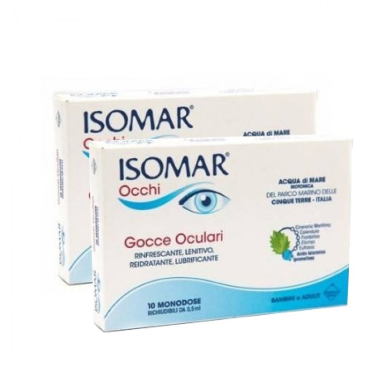 Isomar&reg; Occhi Gocce Oculari Monodose 10+10 Flaconcini