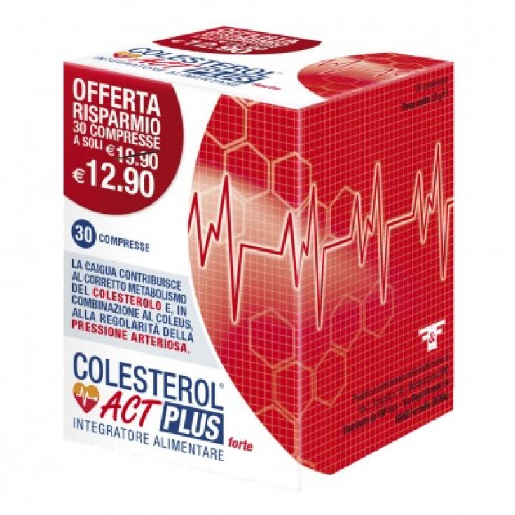 Colesterol ACT Plus Forte F&F 30 Compresse