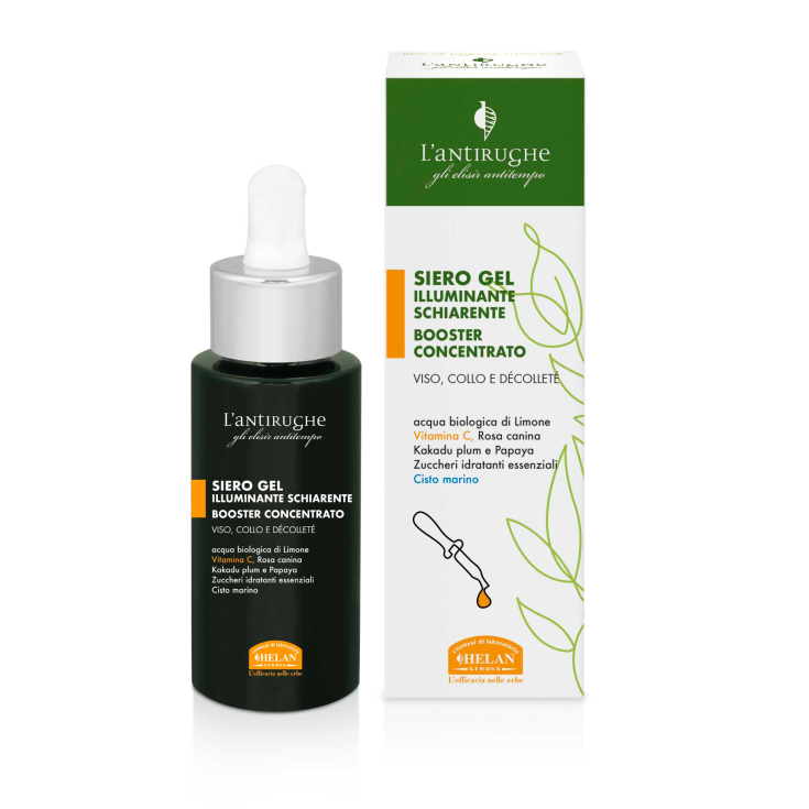 Elisir Antitempo Siero Gel Illuminante Schiarente Helan 30ml