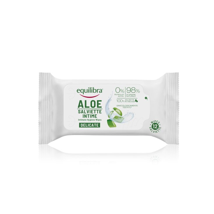 Aloe Salviette Intime Equilibra&nbsp;12 Pezzi
