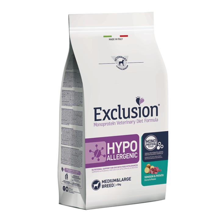 Diet Hypoallergenic Medium/Large Breed Cervo e Patate - 12KG