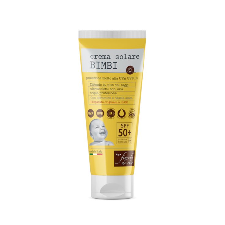 Crema Solare Bimbi&nbsp;SPF50+ Fiocchi di Riso 100ml