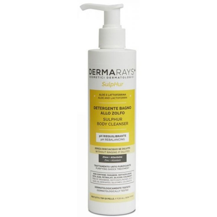 DERMARAYS&reg; SULPHUR DETERGENTE BAGNO ALLO ZOLFO 250ML