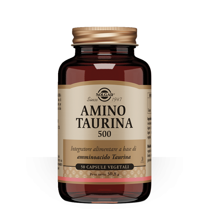 Amino Taurina 500 Solgar 50 Capsule Vegetali