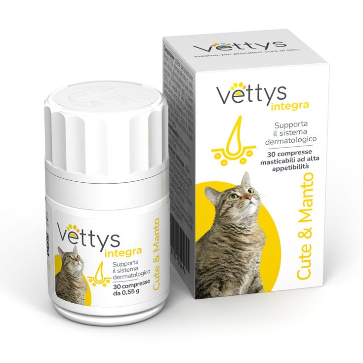 Vettys Integra Cute & Manto - 30 Compresse - Gatto