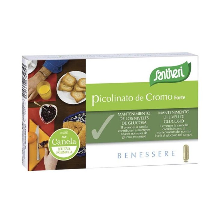 Picolinato De Cromo Forte Santiveri 40 Capsule