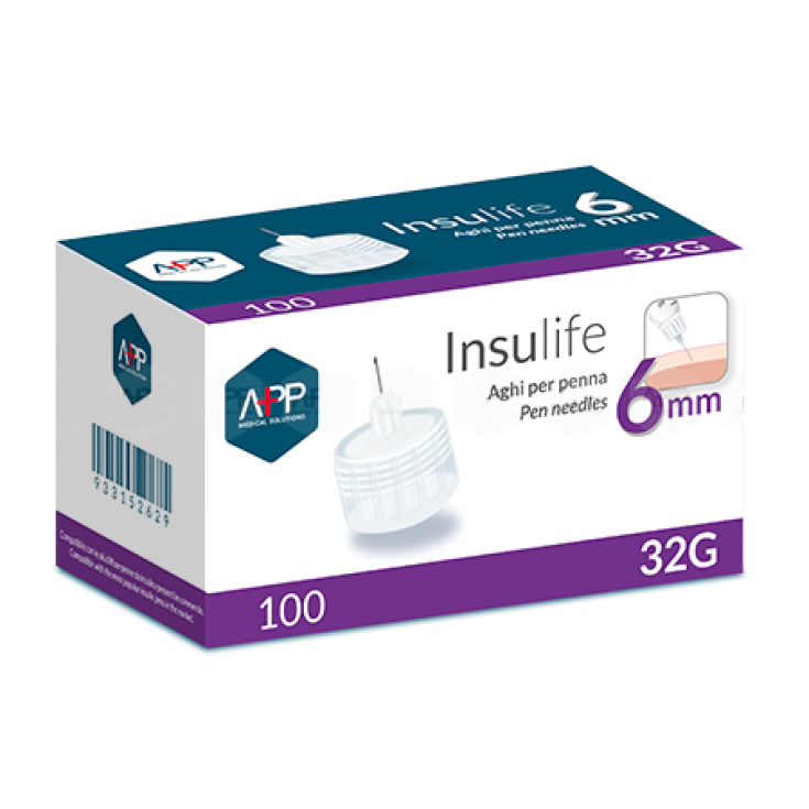 Insulife Aghi Per Penna  G32 6mm App 100 Pezzi