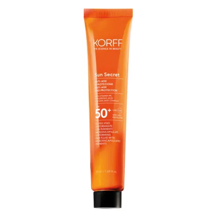 Sun Secret Fluido SPF50+ Colorato Anti-Age Light Korff 50ml