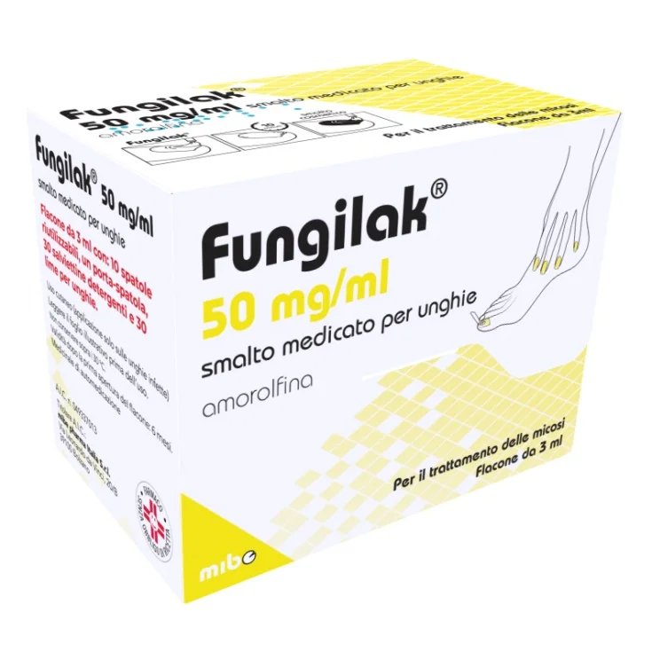 FUNGILAK 50 MG/ML Smalto Medicato 3ml