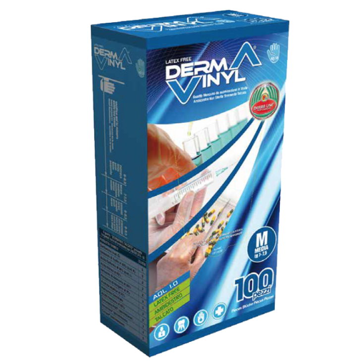 Dermavinyl Powder Free Taglia L 100 Guanti